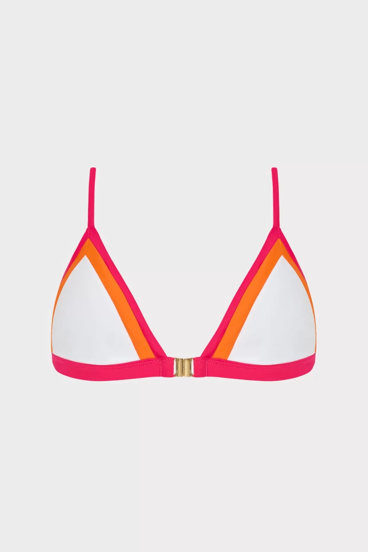 Jumpsuits & Rompers-MILLY Amalfi Color Block Bikini Top Pink Multi