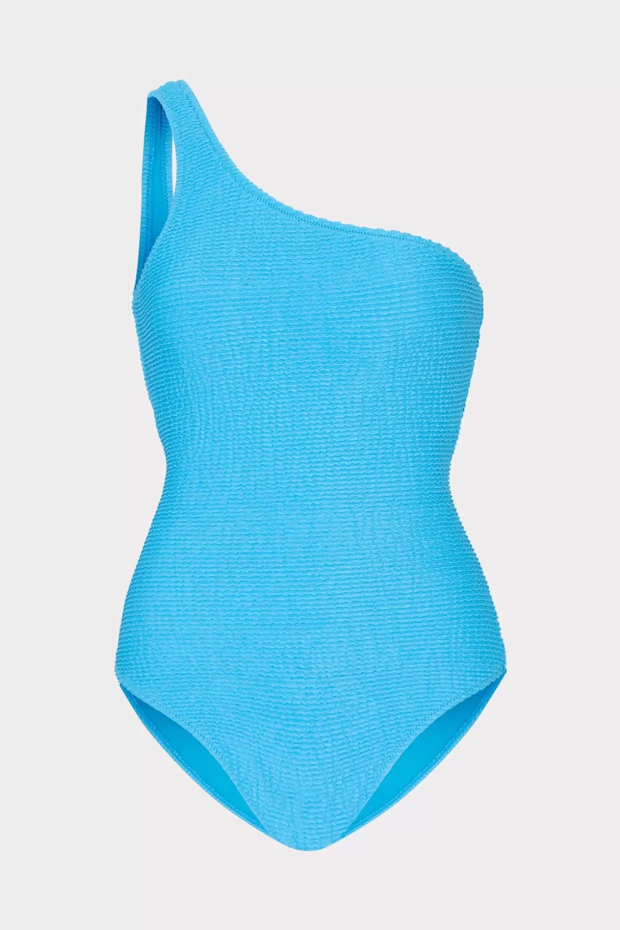 One Piece Swimsuits-MILLY Joni One Shoulder One Piece Blue