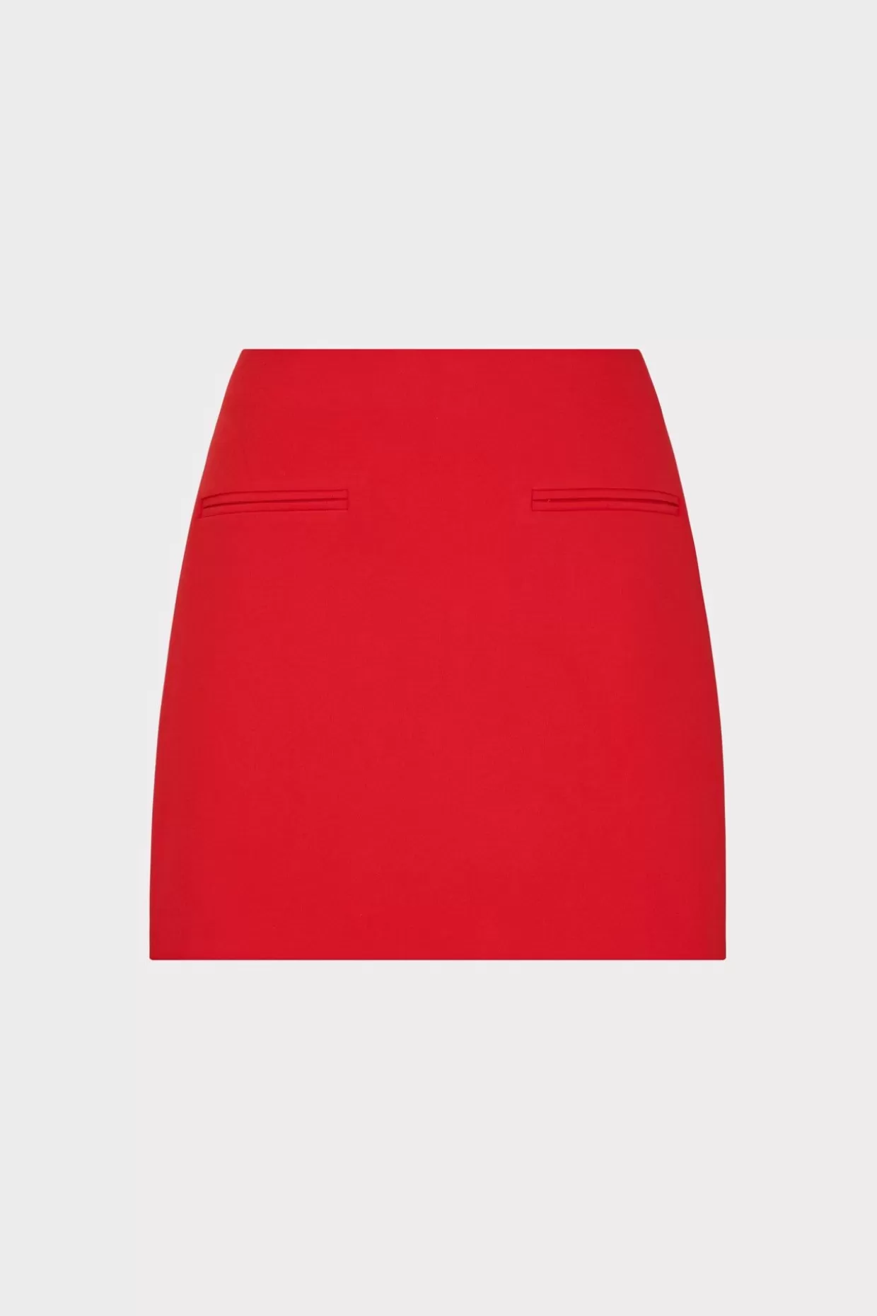 Matching Sets-MILLY Lizzy Cady Mini Skirt Red