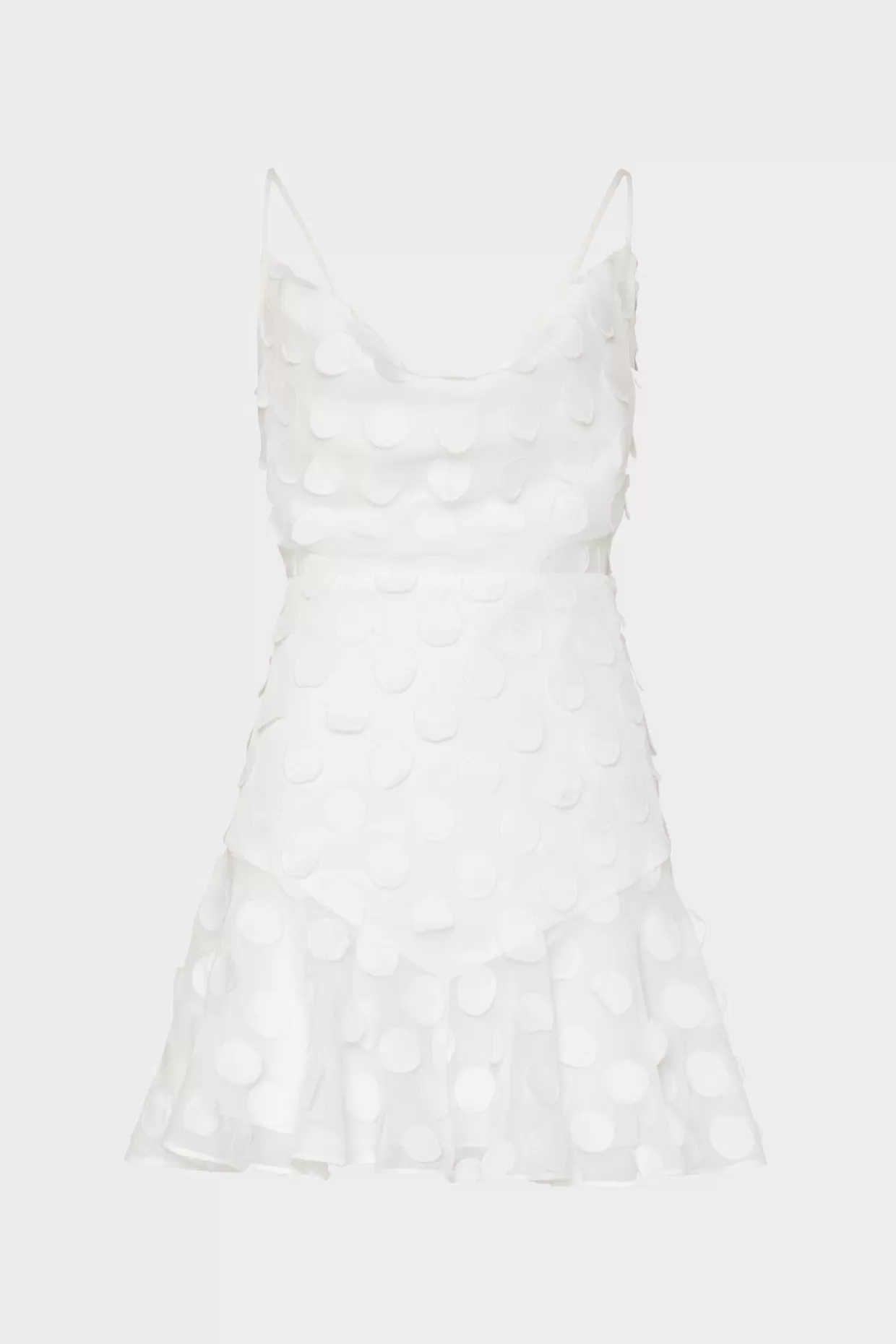 Sundresses-MILLY Osian 3D Circle Dress White