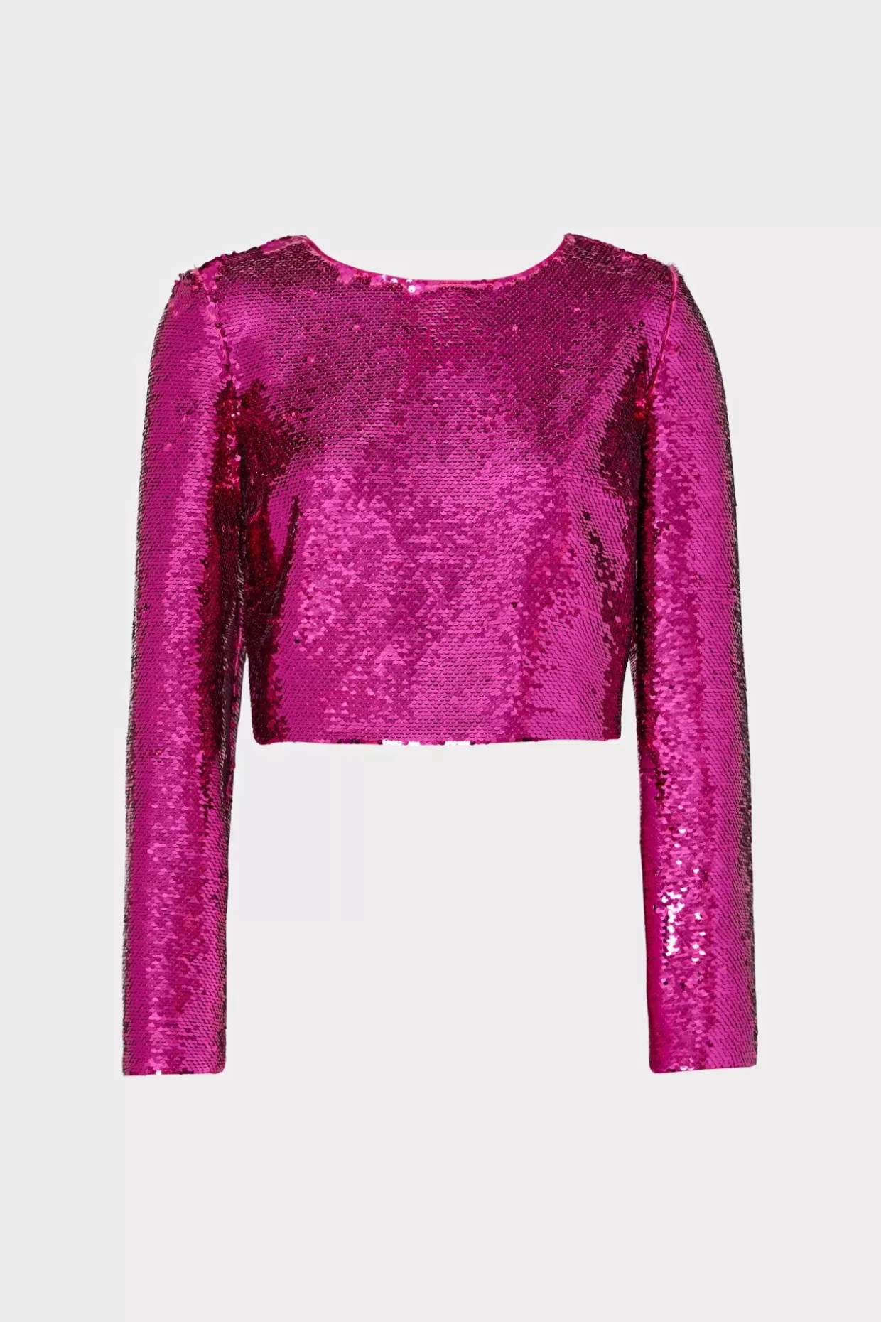 Tops-MILLY Shailyn 3D Sequins Top Pink