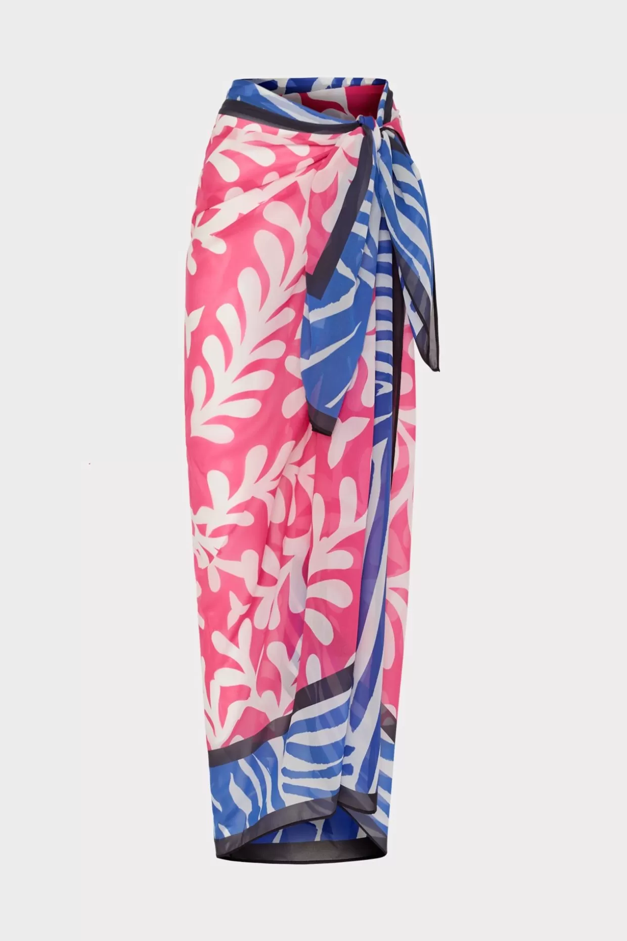 Cover-Ups-MILLY Spanish Vine Zebra Sarong Multi